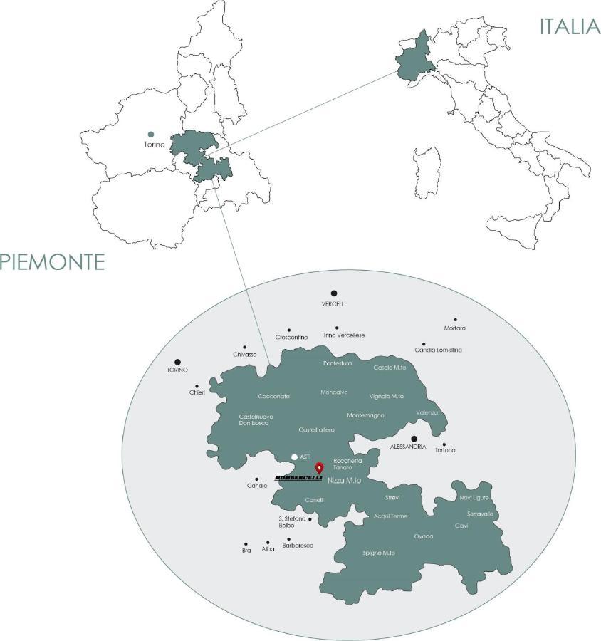 Oasi Del Monferrato - Appartamento Rosso Mombercelli Exterior foto